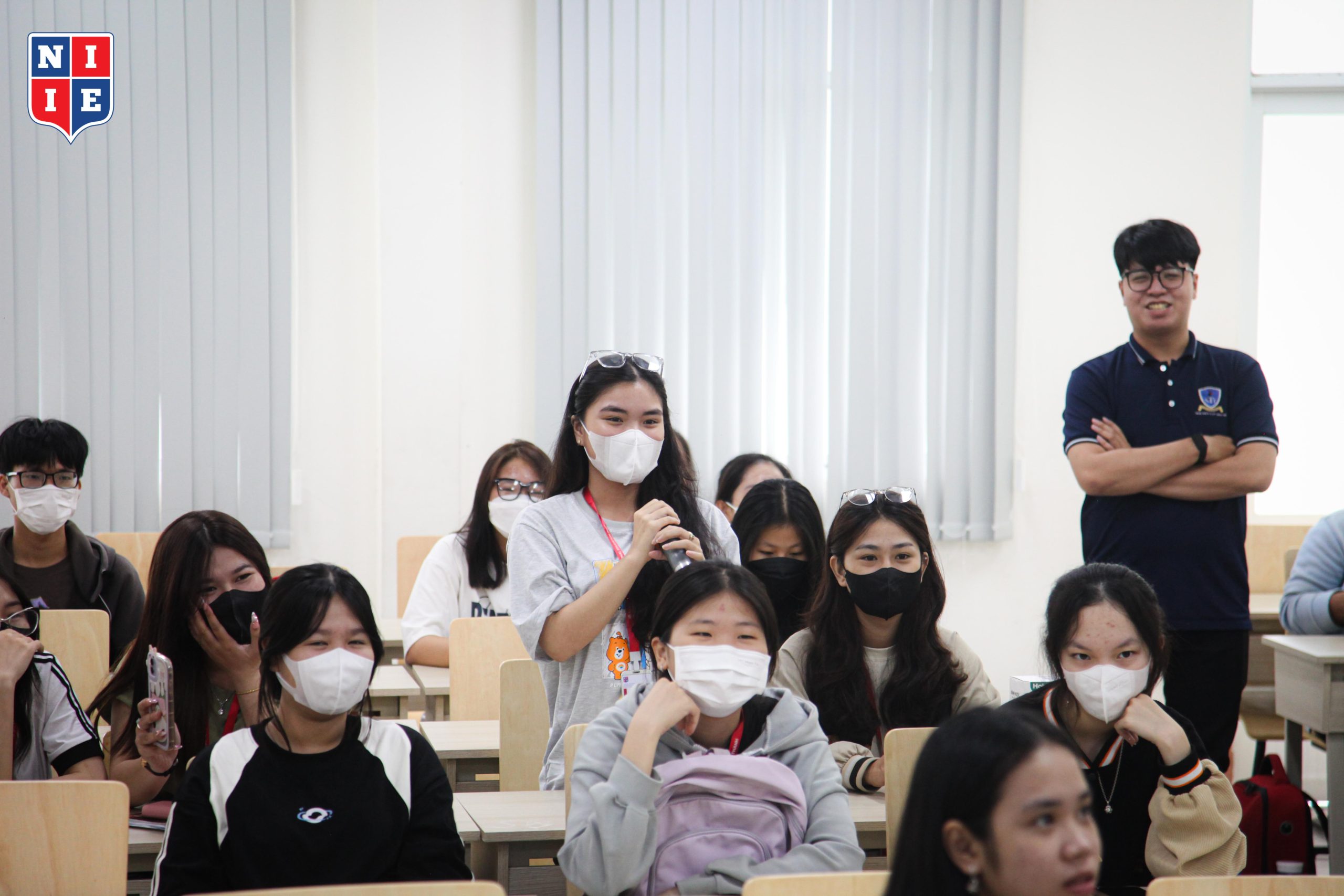 The students of K23 were very attentive and actively asked questions to the guest speakers.