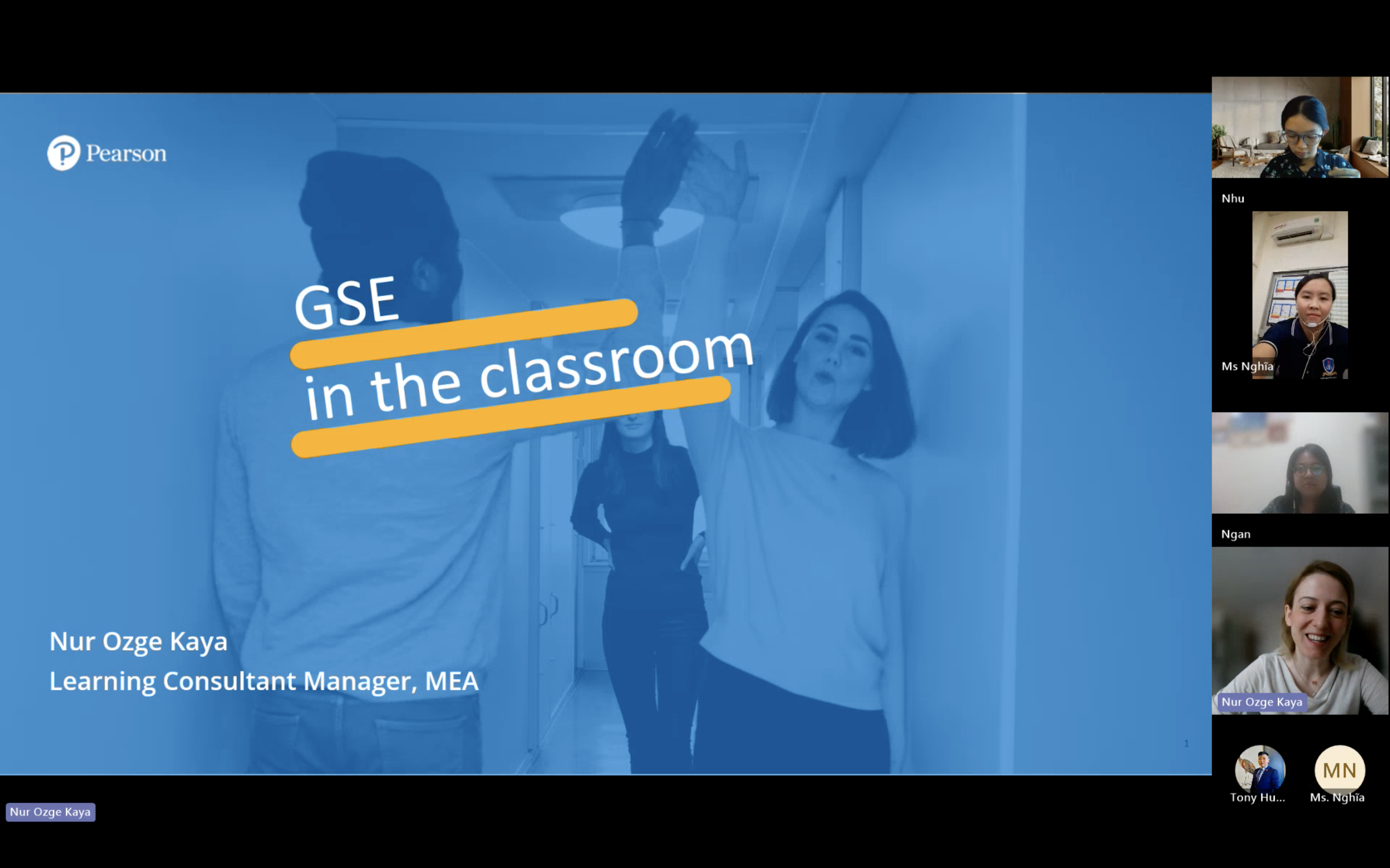 Ms. Nur Ozge Kaya, currently the Learning Consultant Manager at Pearson, is an expert with over 19 years of experience in teaching and language program consulting