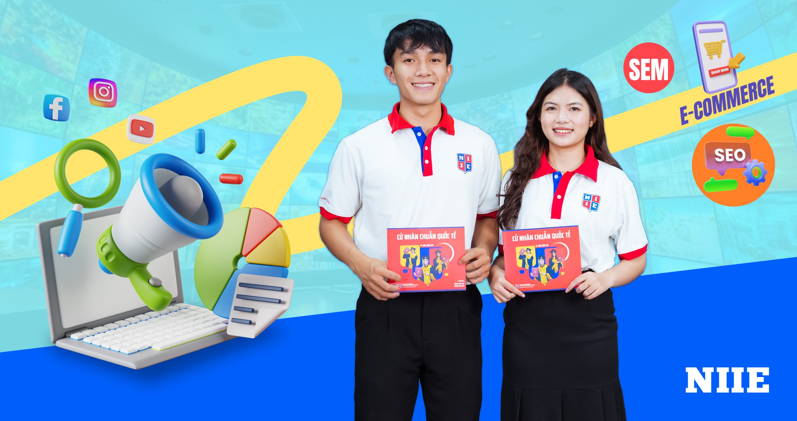 Kiến thức chuyên môn, tiếng Anh, kỹ năng mềm - tất cả đều được trang bị khi học tại NIIE.