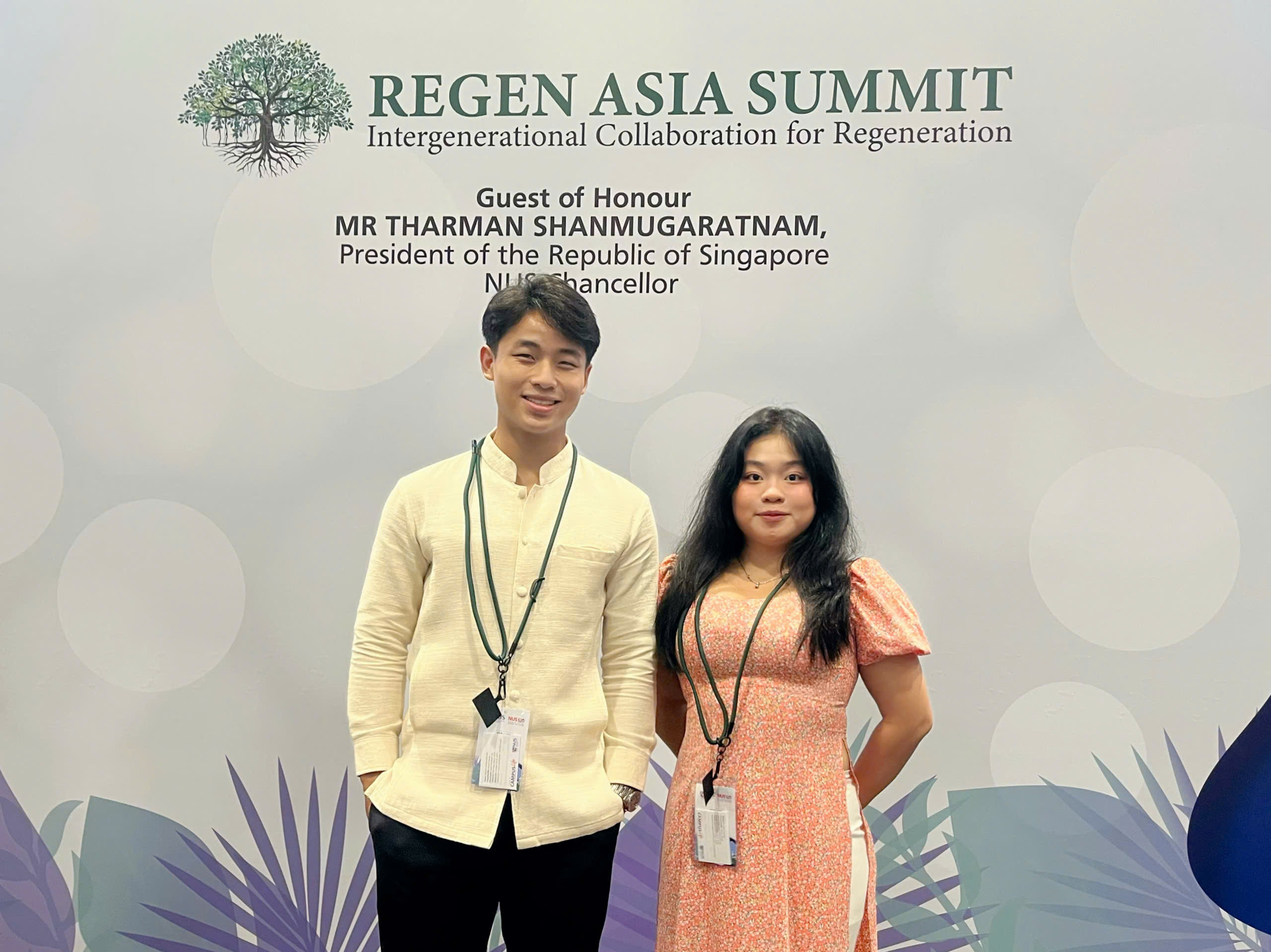 Sinxay Chanthavong và Lê Phúc Quỳnh tại Regen Asia Summit 2025