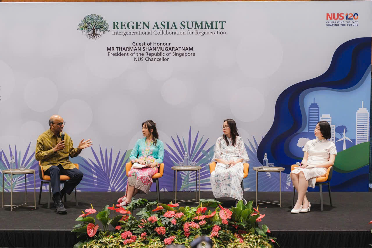 Đáng chú ý, trong khuôn khổ hội thảo, các đại diện trẻ còn có dịp tham dự buổi fireside chat đầy ấm cúng với Ngài Tharman Shanmugaratnam – Tổng thống nước Cộng hoà Singapore.