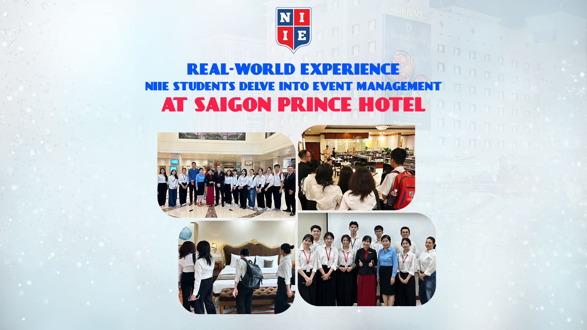 Chuyến đi lần này đã mở ra cơ hội cho sinh viên NIIE được tiếp xúc với các hoạt động chuyên sâu liên quan đến quản lý và tổ chức sự kiện.