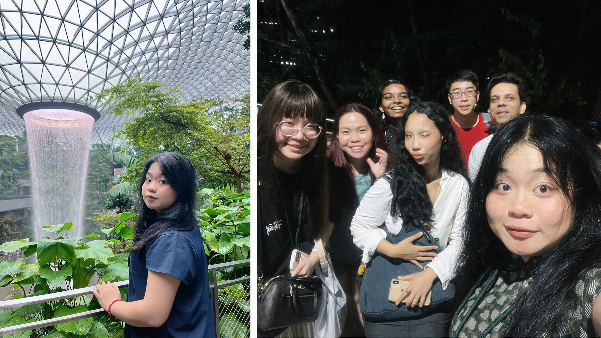 Phúc Quỳnh và bạn bè quốc tế tại Singapore