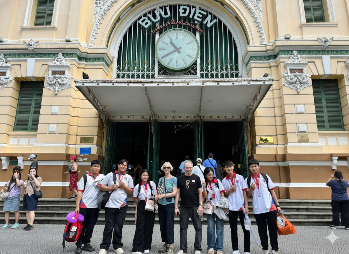 Không chỉ dừng lại ở tham quan và tìm hiểu văn hóa, chuyến đi còn giúp các bạn vượt qua nỗi sợ ngoại ngữ, tự tin sử dụng tiếng Anh hơn.