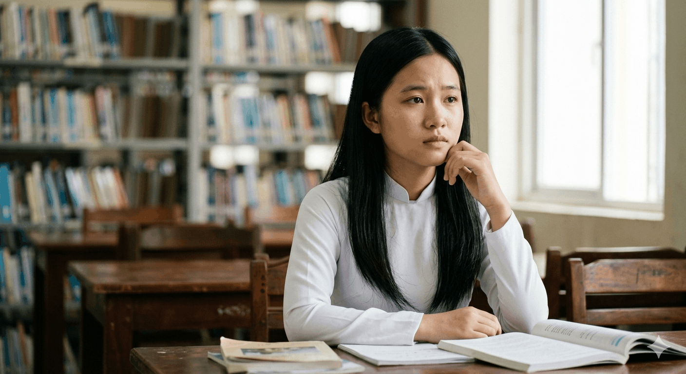 Mông lung, vô định về tương lai là cảm giác thường thấy ở các bạn học sinh THPT