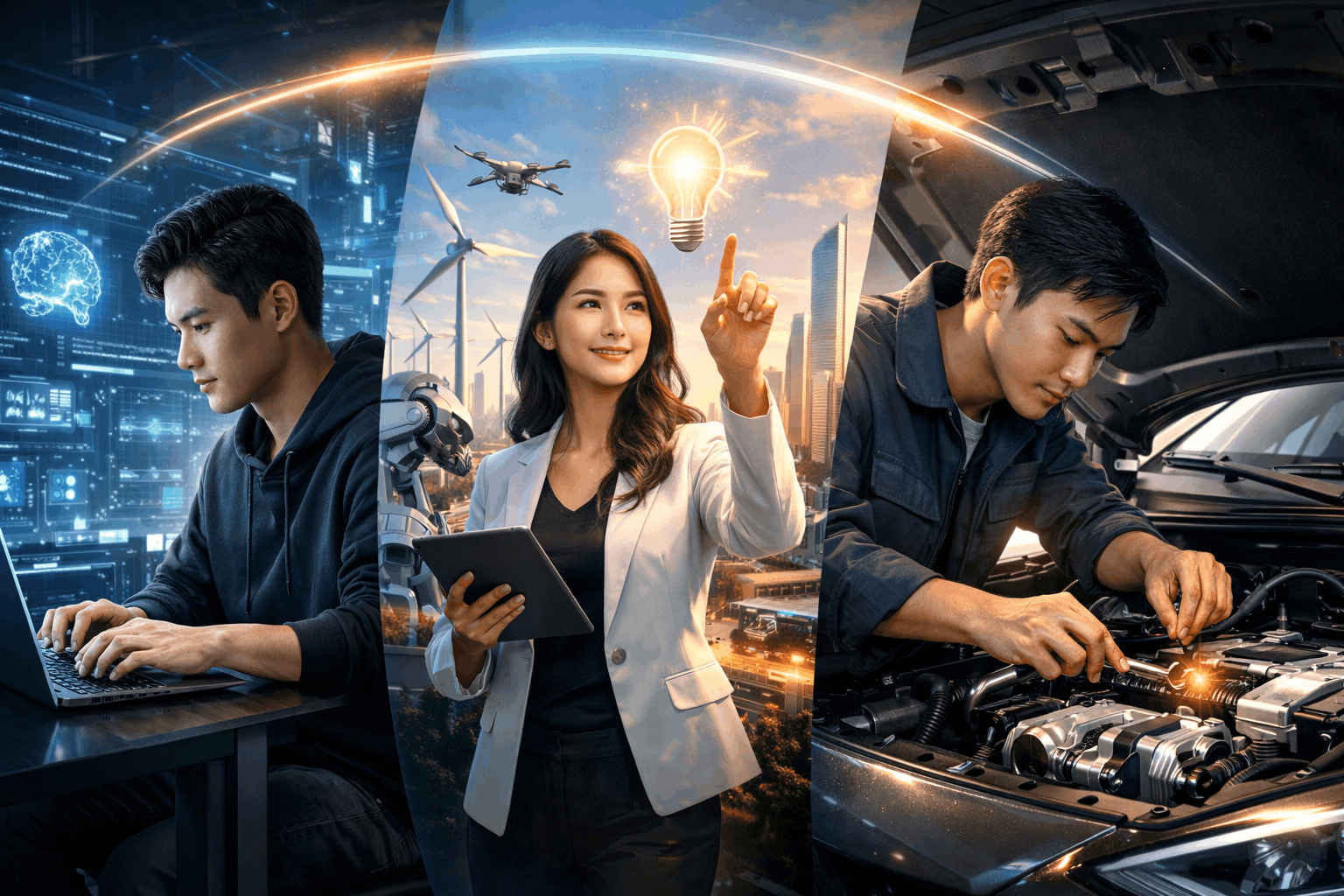 Các ngành liên quan đến công nghệ và đổi mới có tiềm năng rất lớn trong tương lai