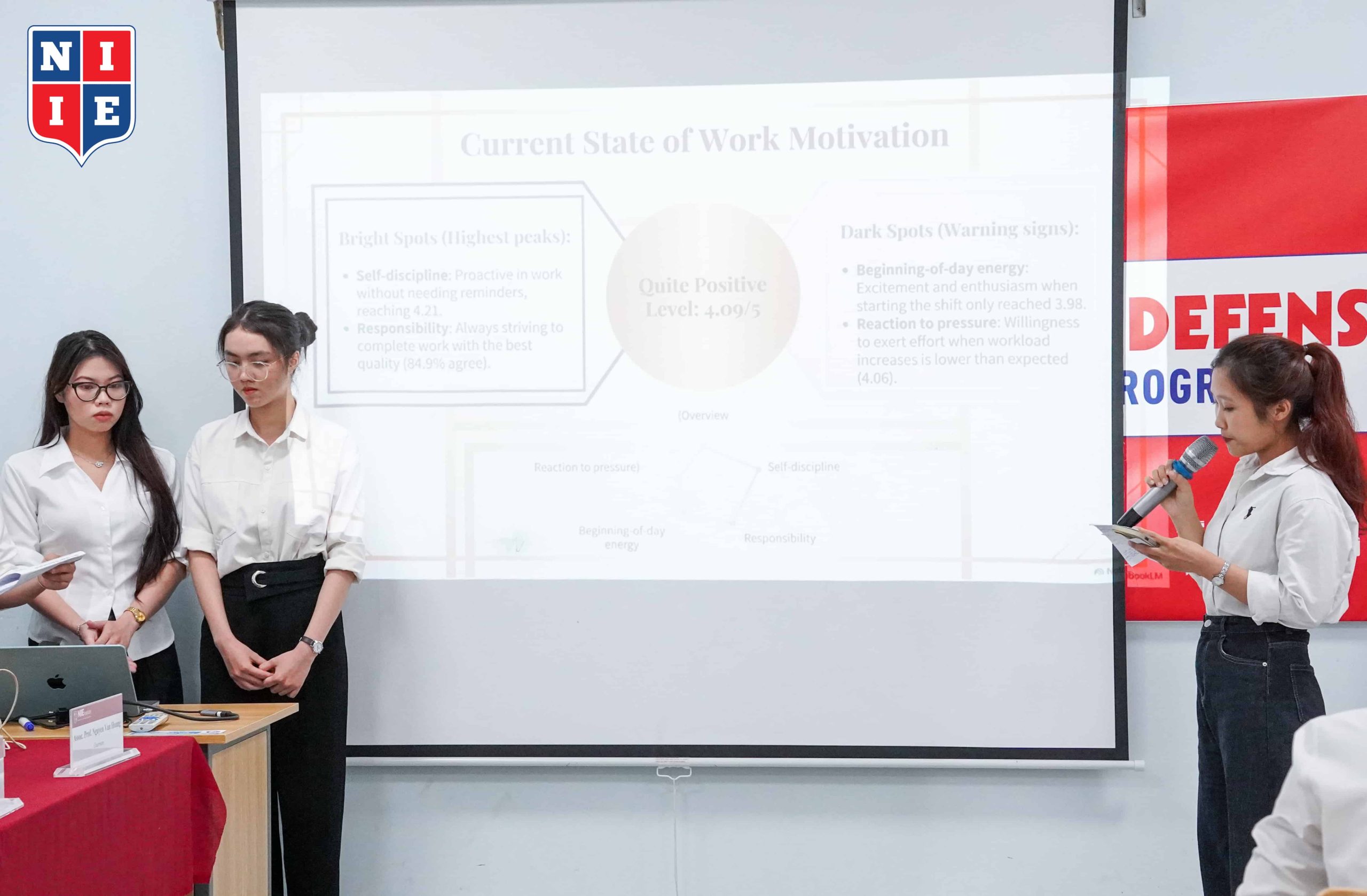 Sức khỏe tinh thần và môi trường làm việc trong ngành khách sạn cũng là đề tài được nhiều sinh viên quan tâm