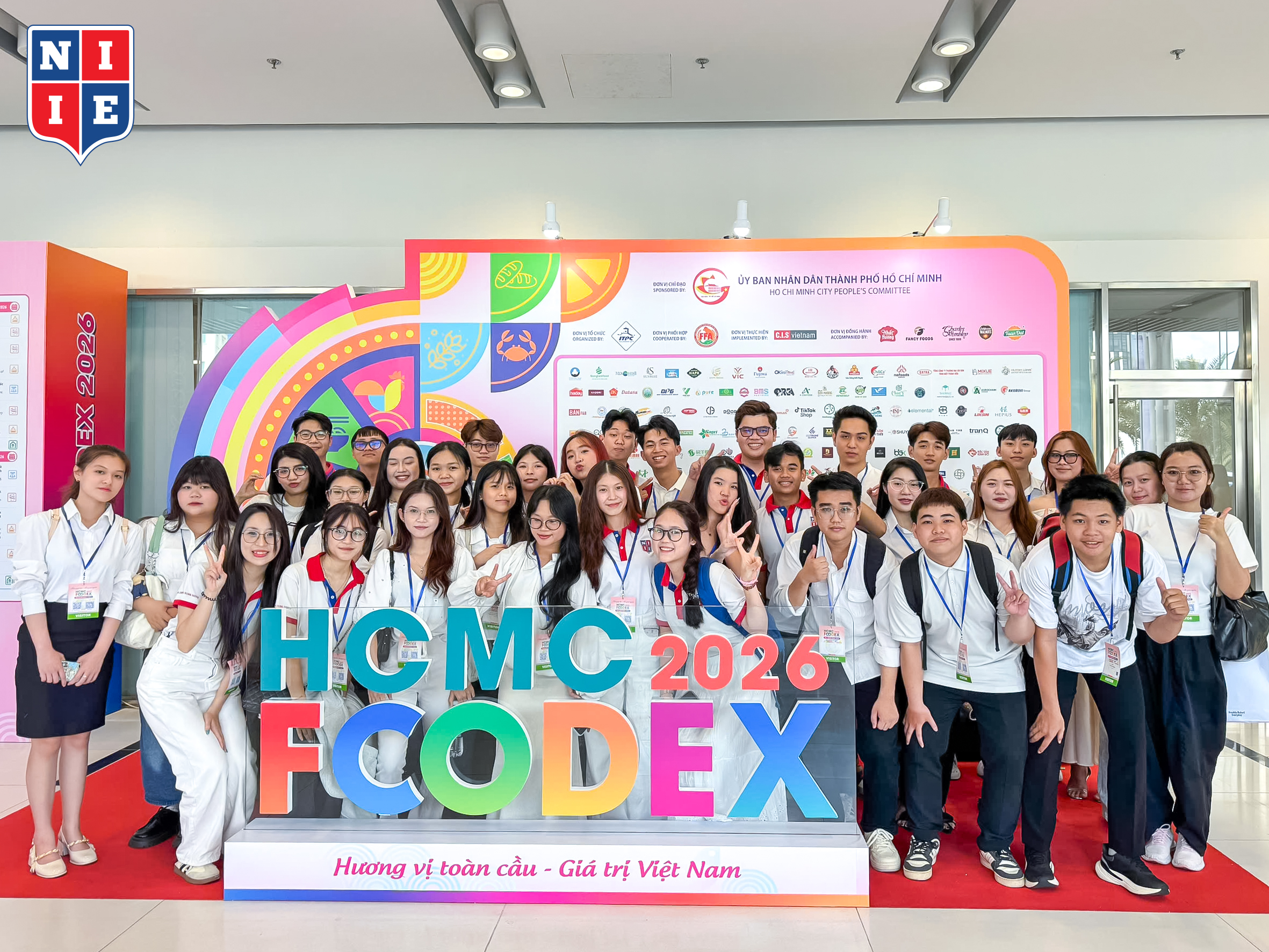 Hình ảnh lớp Hành vi tổ chức “check-in” tại HCMC FOODEX 2026