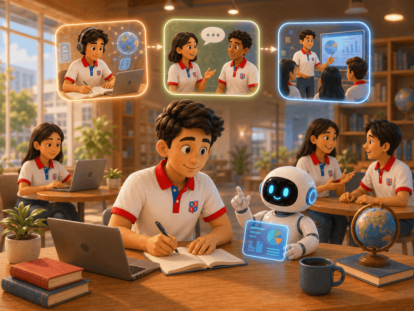 Lộ trình tại NIIE giúp sinh viên từng bước hình thành khả năng sử dụng tiếng Anh trong học tập, giao tiếp và môi trường làm việc thực tế